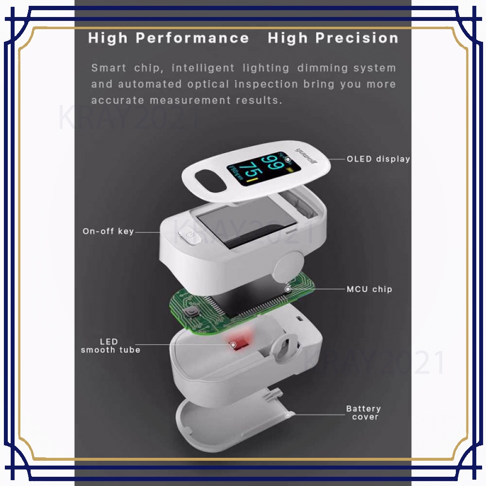 Alat Pengukur Detak Jantung Oksigen Pulse Oximeter - HL486