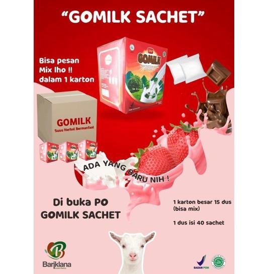 

CUCI GUDANG Gomilk Sachet Susu kambing Etawa Plus Herbal ♡ 864