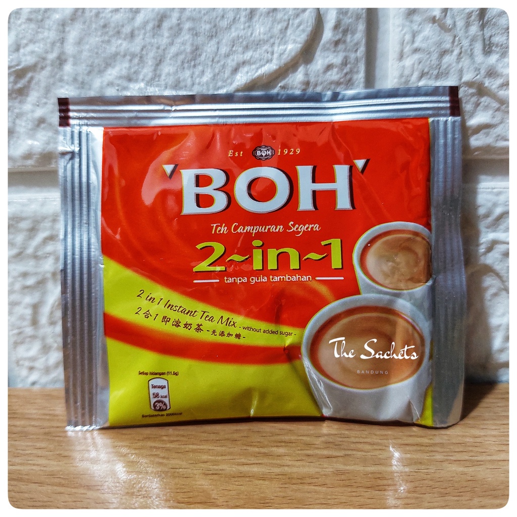 

BOH Instant Tea Mix 2in1 No Sugar Sachet