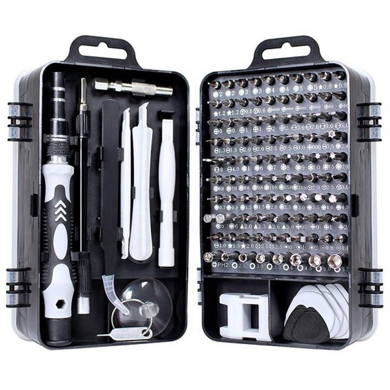 Obeng Tools Set 115 In 1 For Phone Tablet Notebook Laptop Repairing Kit