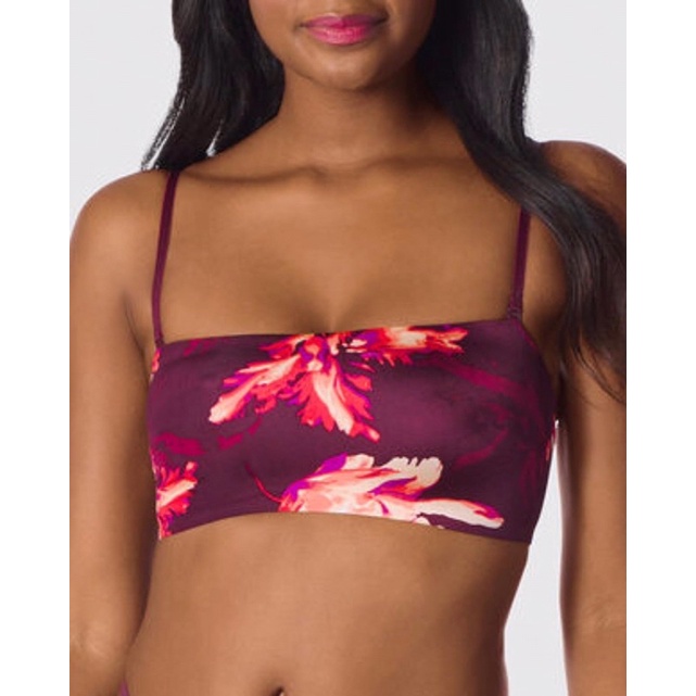 LaSenza Bikini Bralette / Panty SET - Floral Plum - size S dan M