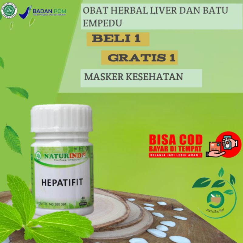 HEPATIFIT obat herbal batu empedu memperbaiki organ hati dan liver nyeri perut kanan dan pencernaan
