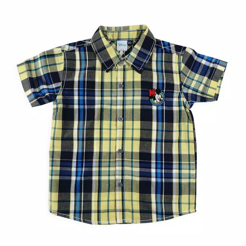 kemeja kids icon anak laki laki size 03-36 bulan