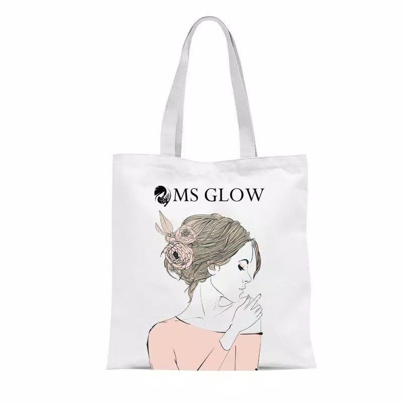 Tote Bag | Pouch Makeup | Pouch Skincare Ms Glow