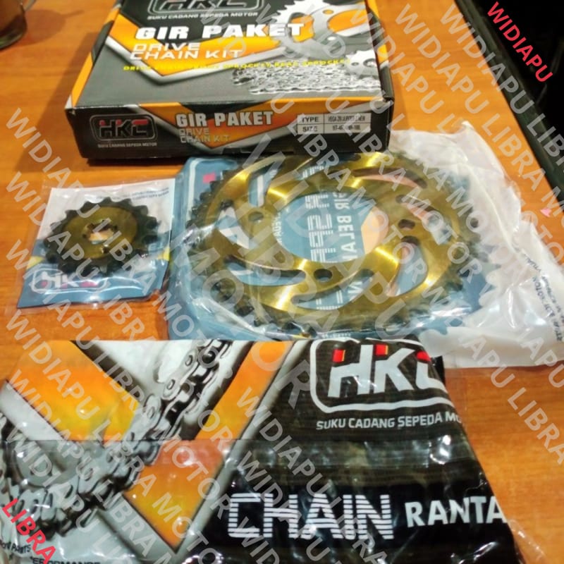 (100% QUALITY ) GEAR GIR SET BAJA VEGA ZR JUPITER Z1 NEW 2010 2011 HKC 15T & 40T 428H Mantap Boss