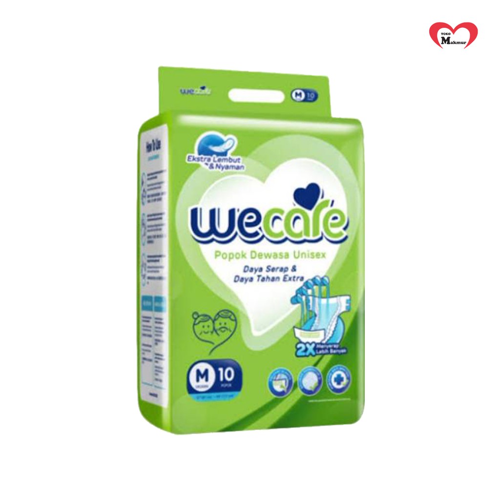 Wecare Adult Diapers M10/L8/Xl8 / Toko Makmur Online