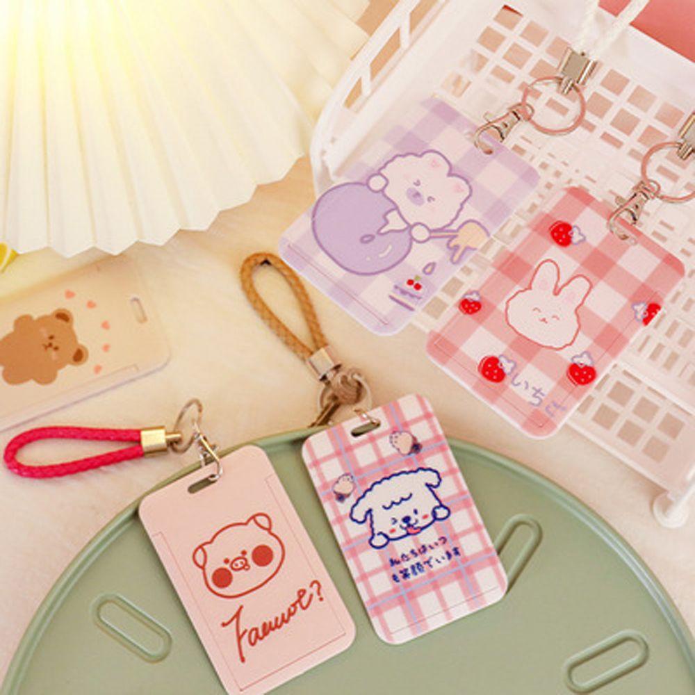 Needway  Holder Kartu ID / Kredit / Kunci Motif Kartun Untuk Kantor