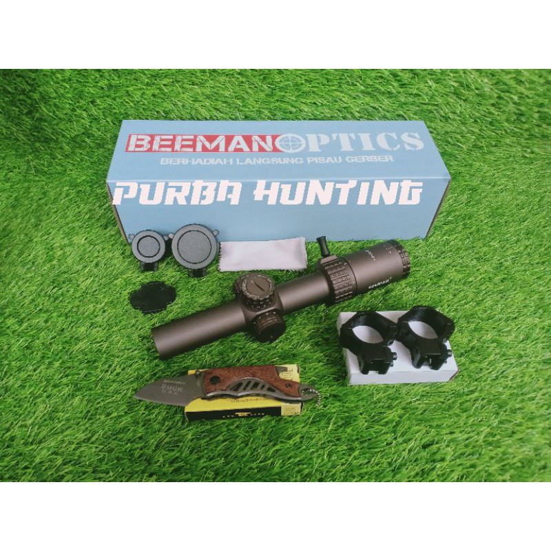 Beeman optics 1-6x24 ir / telescope beeman gold / tele buntung