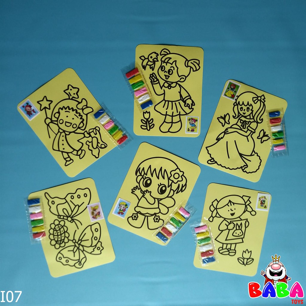  Mainan  Anak Kreatifitas Kertas Gambar Besar Mewarnai 