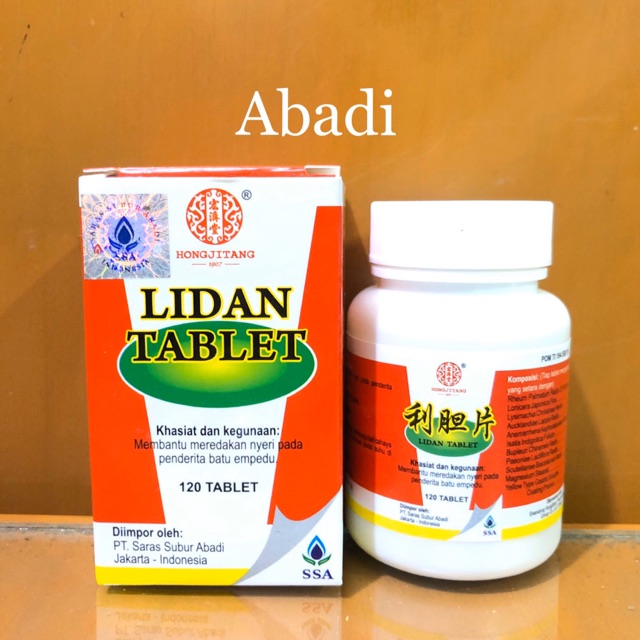 Lidan Tablet - Obat Batu Empedu
