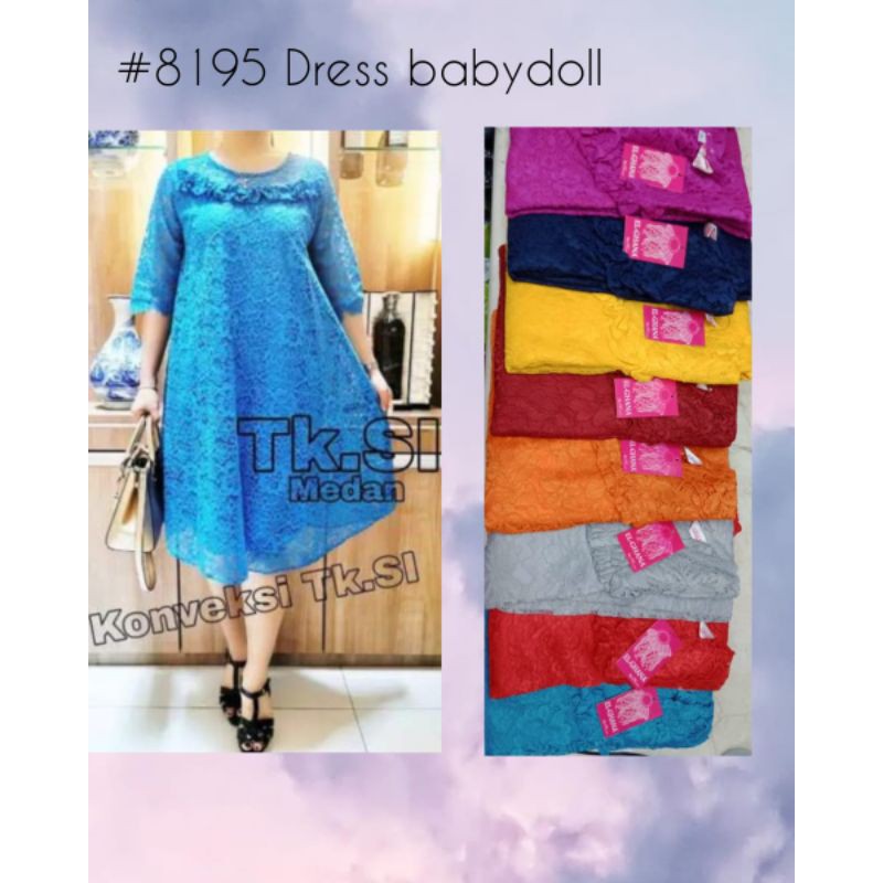 Dress Brokat Babydoll