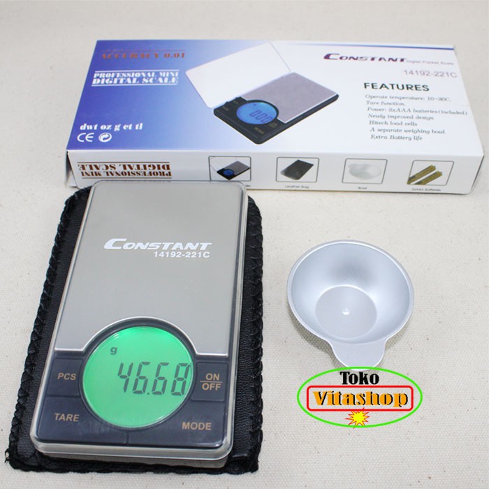 Timbangan Digital Mini / Constant Pocket Scale 14192-221C