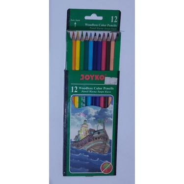 Joyko 12 Woodless Color Pencils