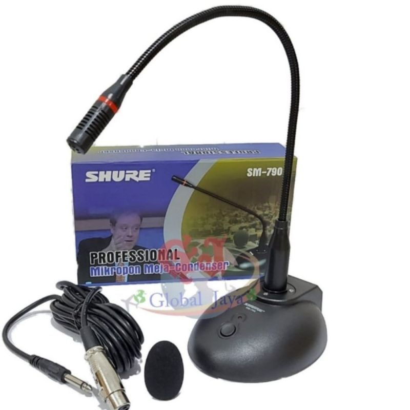 mic podiom shure sm790 mic meja shure mic conference shure sm 790