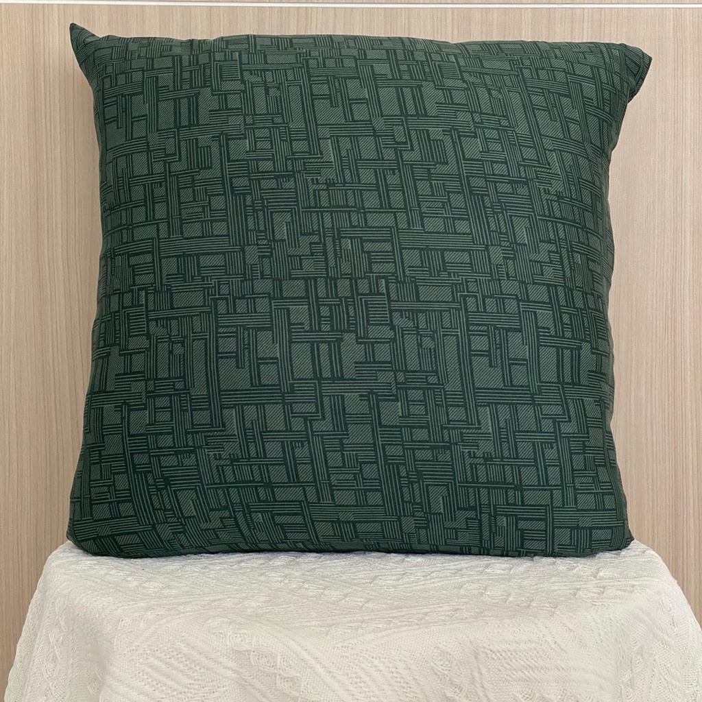 Sarung Bantal Sofa Kursi / Pillow Cover / Spandex / Lembut / Elastis / Grid