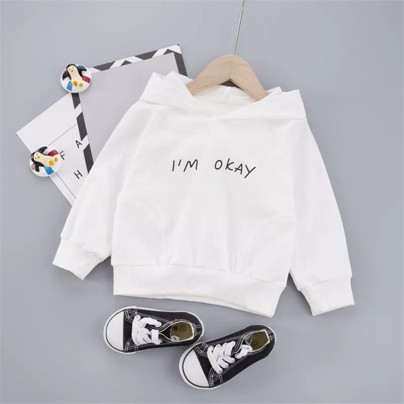 Sweater Anak Im Okay Hoodie Anak Fleece baju Anak Unisex