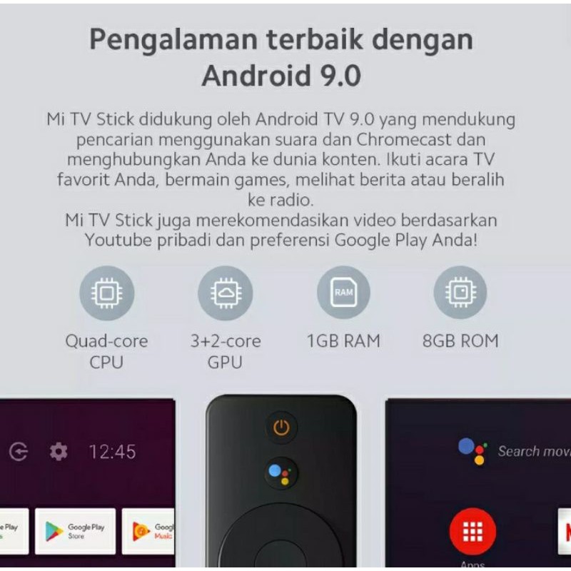 Xiaomi Mi TV Stick Android TV (Netflix - Youtube) New Garansi Resmi Xiaomi Indonesia