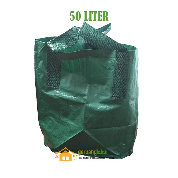 Planter Bag 50 Liter Hijau Pot Tanaman