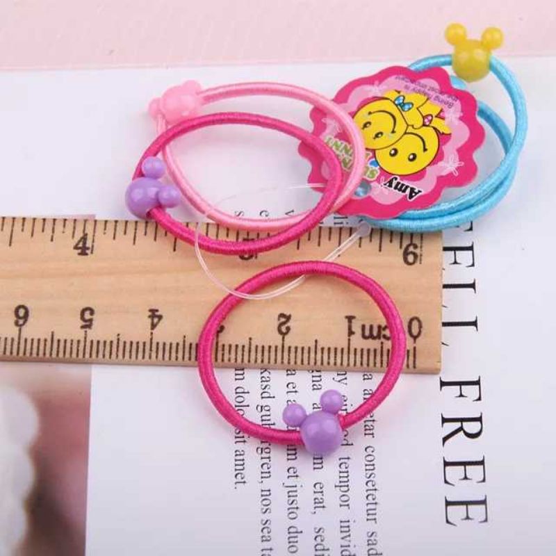 Karet Rambut Mini Anak BATITA Baby / Karet Rambut Kecil Motif Lucu isi (5 PCS)