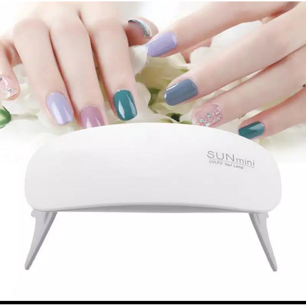 UV LED Nail Dryer / Pengering Kutek LED / Mini UV LED Nail art dryer / Mesin Fototerapi / Lampu Pengering Kuku Manicure / Sun Mini UV