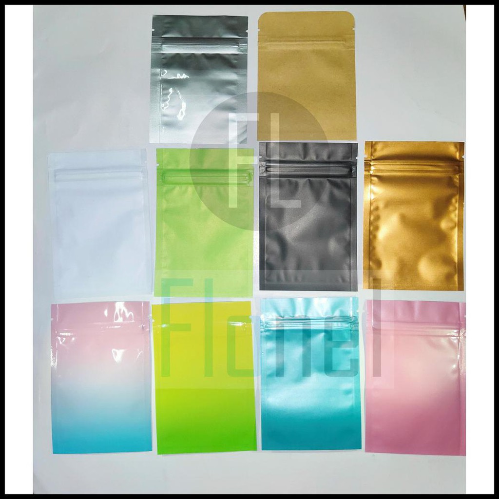 KEMASAN VARIAN KRAFT PAPER FOIL 15-22 GRAM 100PCS - SACHET  / ZIPLOCK