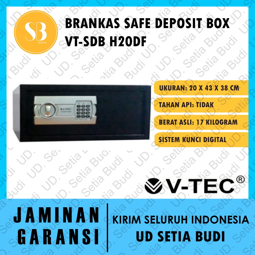 Brankas Safe Deposit Box V-Tec VT-SDB H20 DF H 20