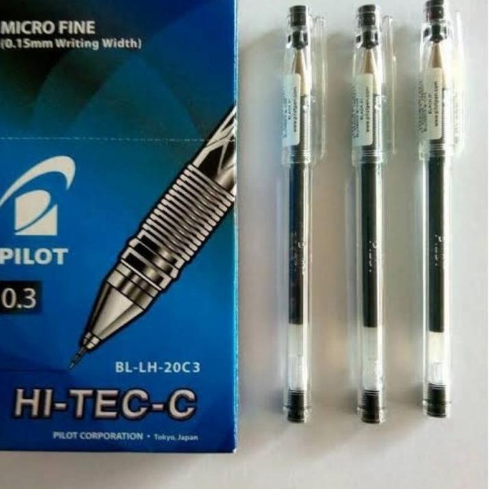 

Laris Pulpen Hitec Pilot 0,3 mm Hitam/Biru Hi-Tec-C Micro Fine Harga / Pcs 87 ➻
