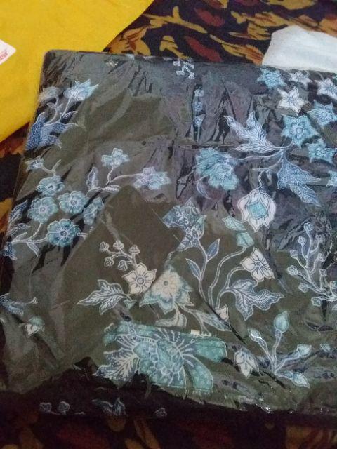Couple Gamis Katun Fit Ld 102 Cm Xl Motif Anggrek Murah Batik Sarimbit Warna Merah Ungu Tosca Biru