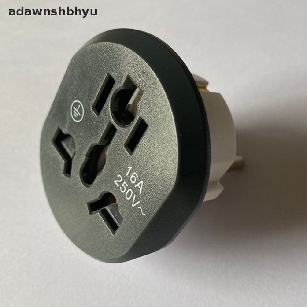 Adawnshbhyu 1PCS EU Plug Adapter Universal 16A USto EU converter Socket AU US UK CN Ke EU