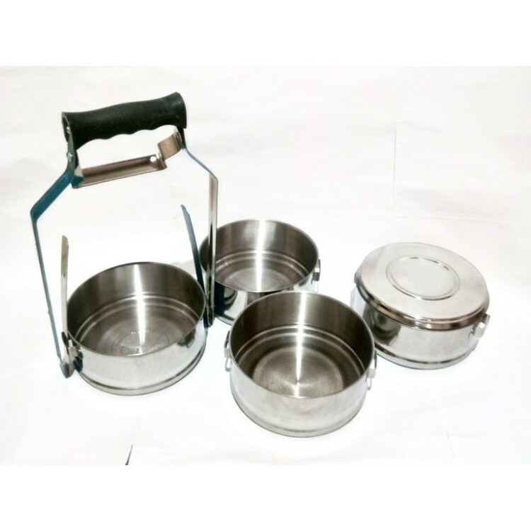 Rantang Stainless Steel 4Susun Ukuran 16cm