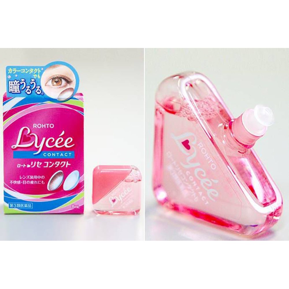 READYSTOCK BESTSELLER Rohto Lycee Eyedrops For Contact Lens 8ml