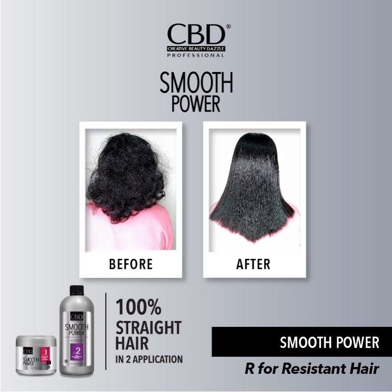 CBD Professional Smooth Power Step 1 R for Resistant Hair