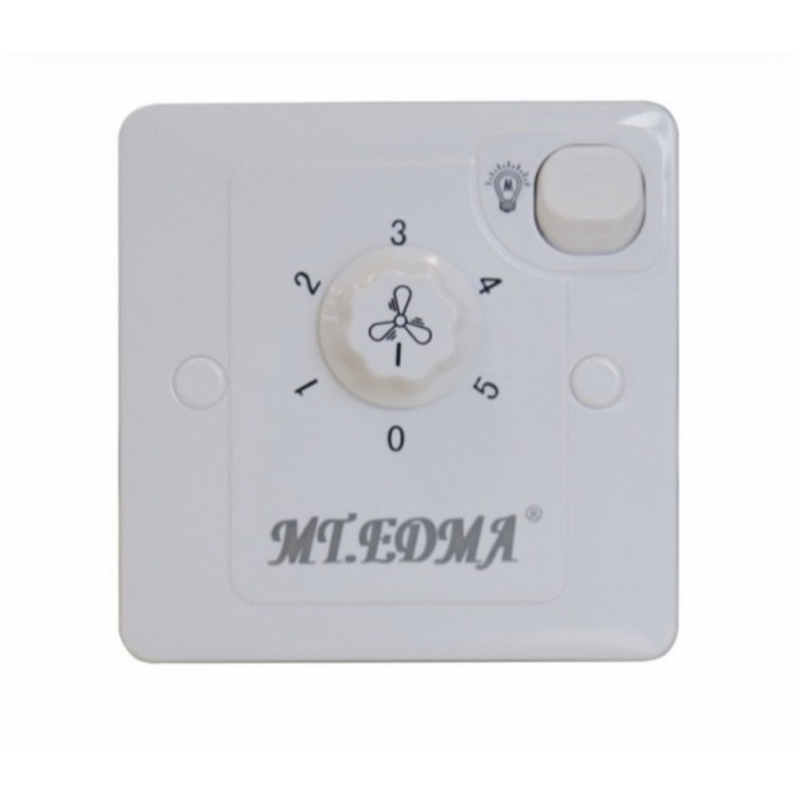 wall control kipas edma dengan lampu