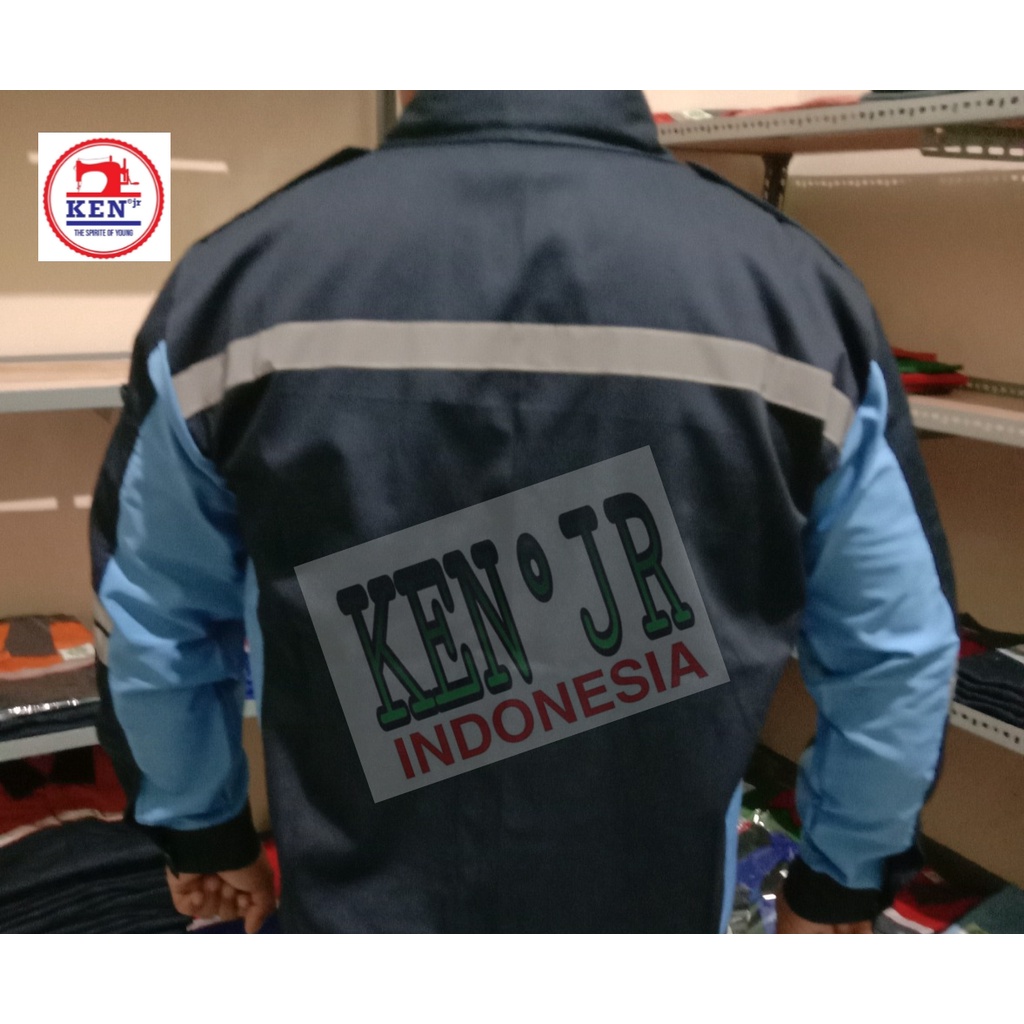 Bagus Uniform - Pakaian Kerja Seragam Proyek SemiJaket Warna Dongker Tosca