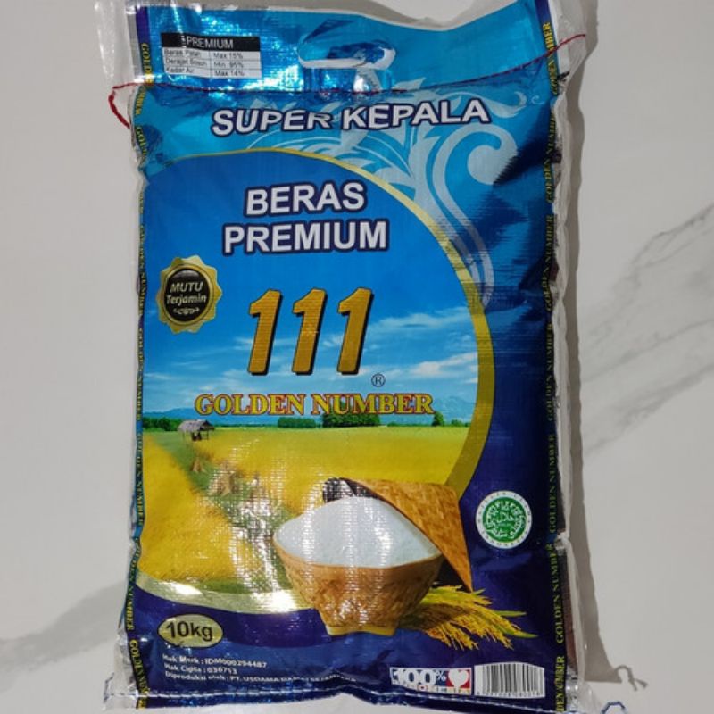 

Super Kepala Beras Premium 111 Golden Number 10Kg