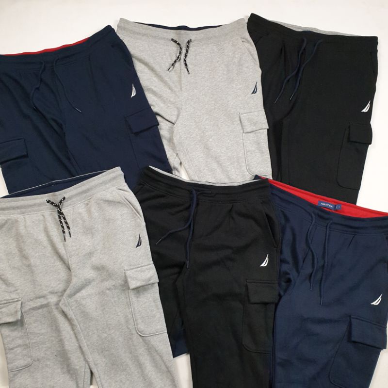 celana nautica cargo joger sweatpants original