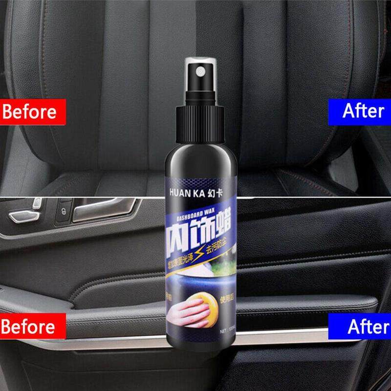 Ygrette - IMPORT 120ML HUANKA PENGHITAM DASHBOARD TRIM Ban Jok Karpet Car Tire Wheel Waxing Cleaner 120ml