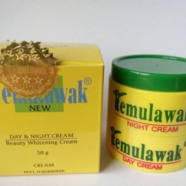 Krim Cream Temulawak Day & Night Original Asli Kosmetik Pemutih Wajah