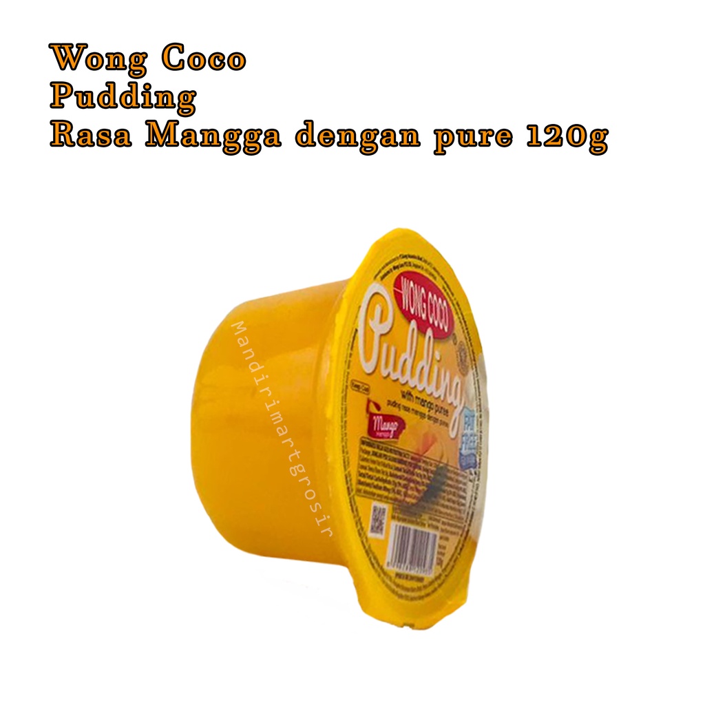 Pudding *Wong Coco * Rasa Mangga dengan pure * 120g