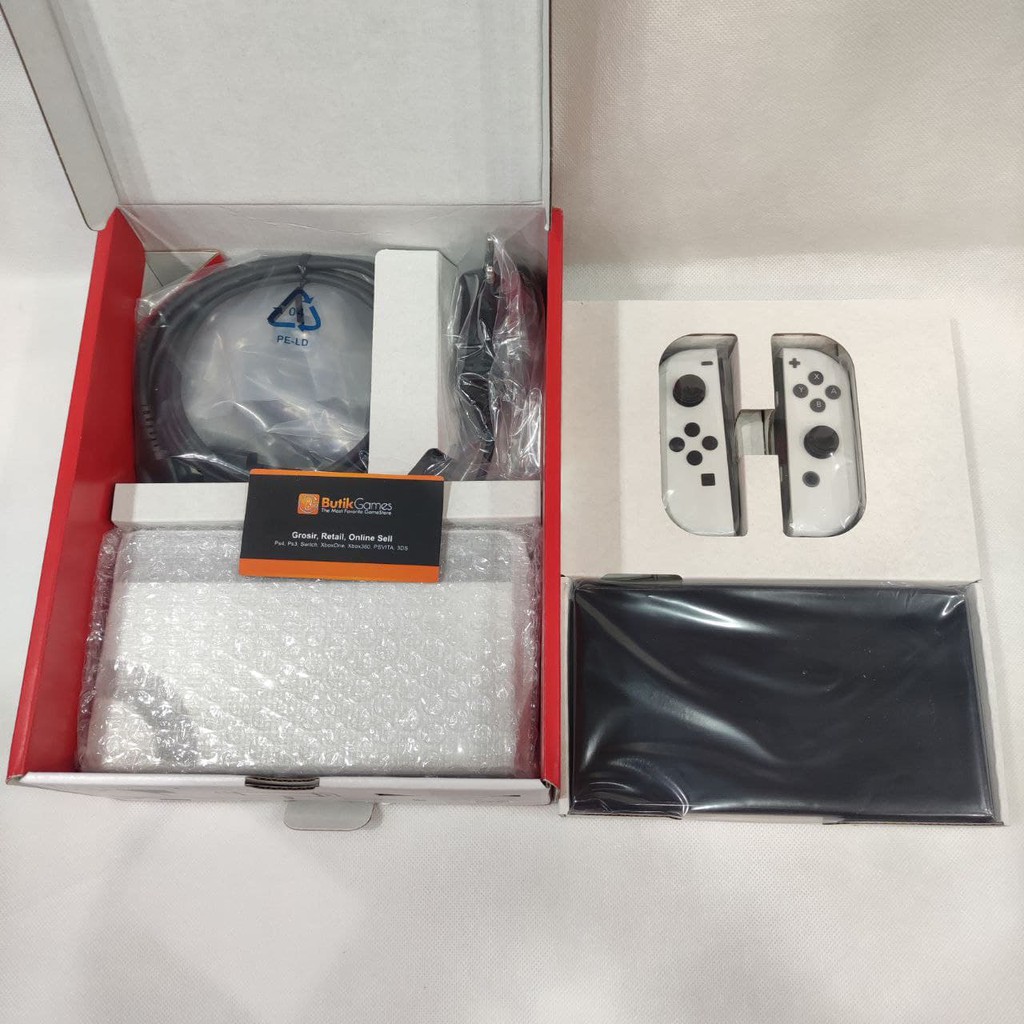 Nintendo Switch OLED Console White Putih