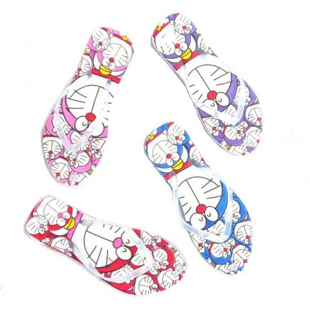  Sandal  Jepit Doraemon  Duomo Shopee Indonesia