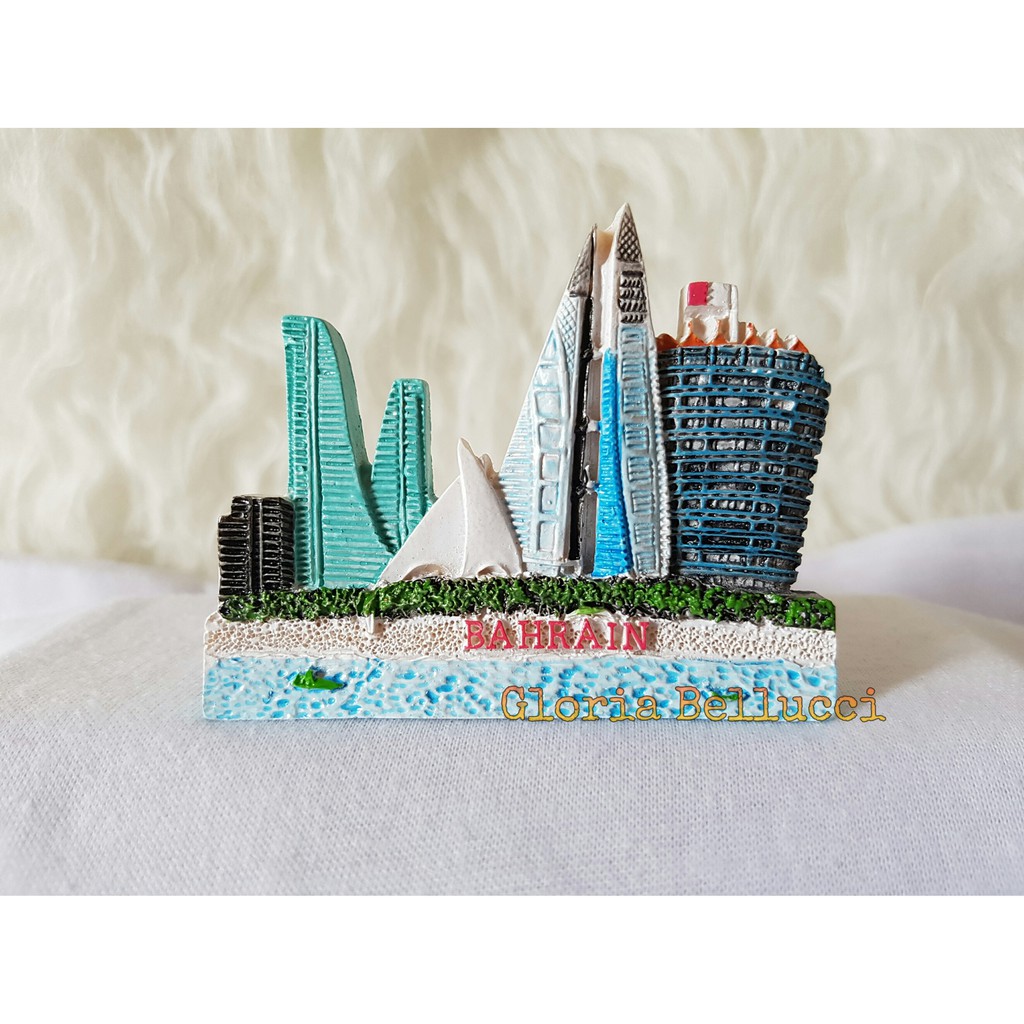 SOUVENIR TEMPELAN MAGNET KULKAS NEGARA ARAB SAUDI BAHRAIN QATAR OMAN