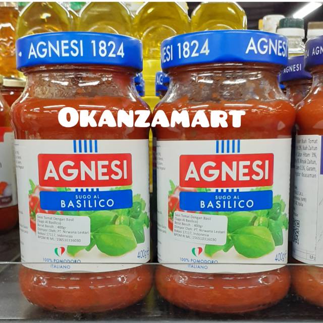 

Agnesi Sugo Al Basilico Sauce 400gr