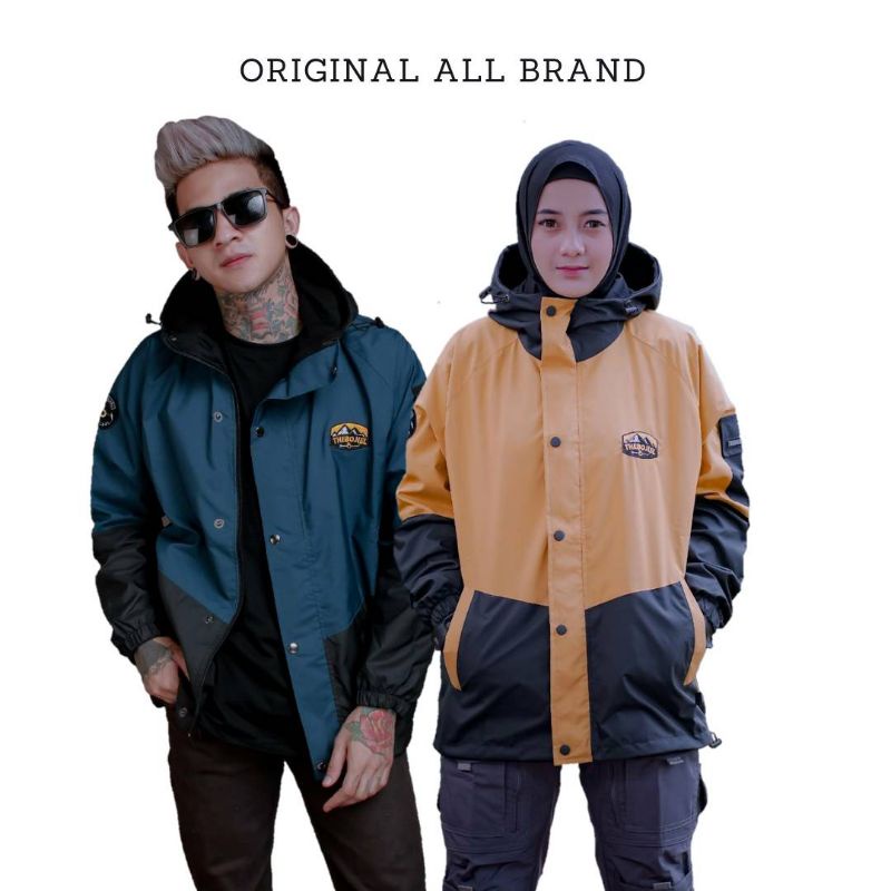 The Bojiel.id Original Jaket Gunung Outdoor Murah Waterproof - Jaket Hiking - Mountain Jacket