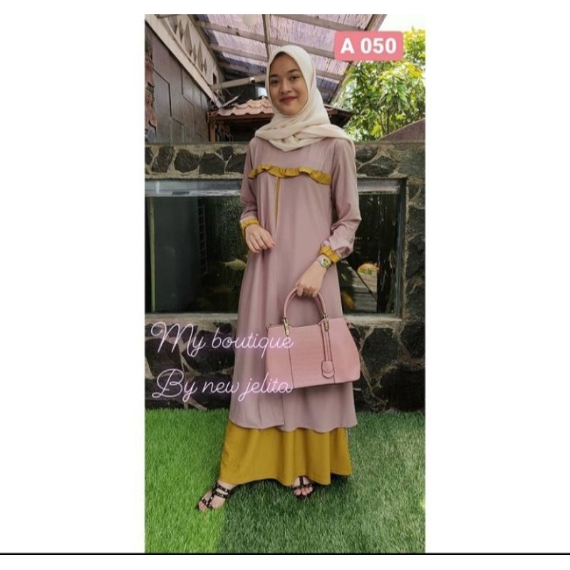 GAMIS MUSLIM /PAKAIN MUSLIM WANITA/BAJU MUSLIM WANITA/GAMIS MURAH/GAMIS MODERN