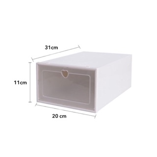 Harga 1box Kotak sepatu  lipat  shoes organizer Rak  