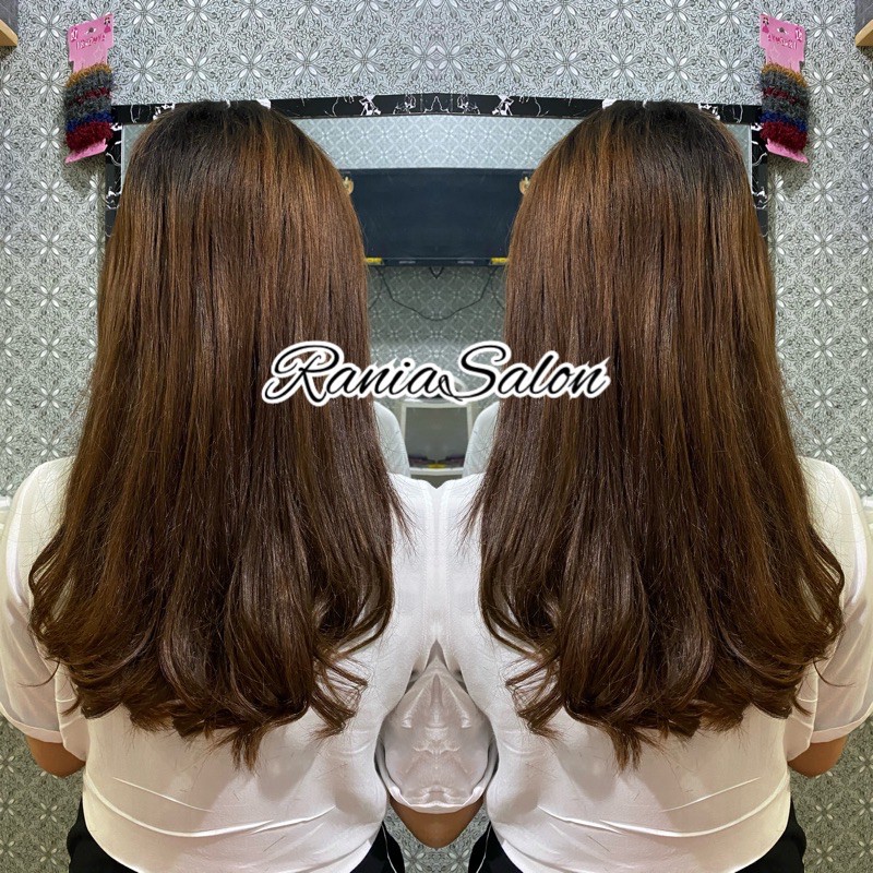 Hair Extension rambut asli 40-45cm / Rambut Sambung Super Tebal Murah