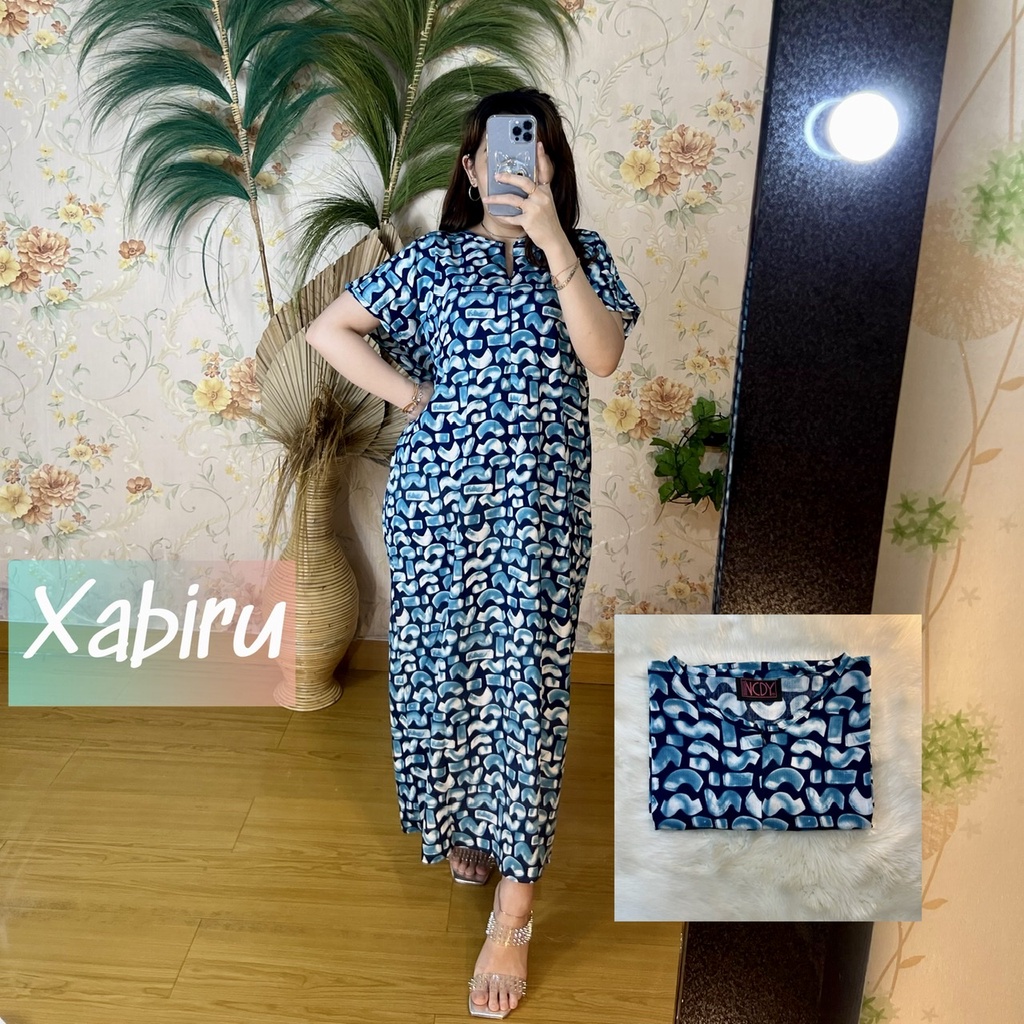 PART1 NCDY HOMEWEAR DASTER PANJANG SEMATA KAKI LD 130cm BUSUI FRIENDLY JUMBO-Xabiru