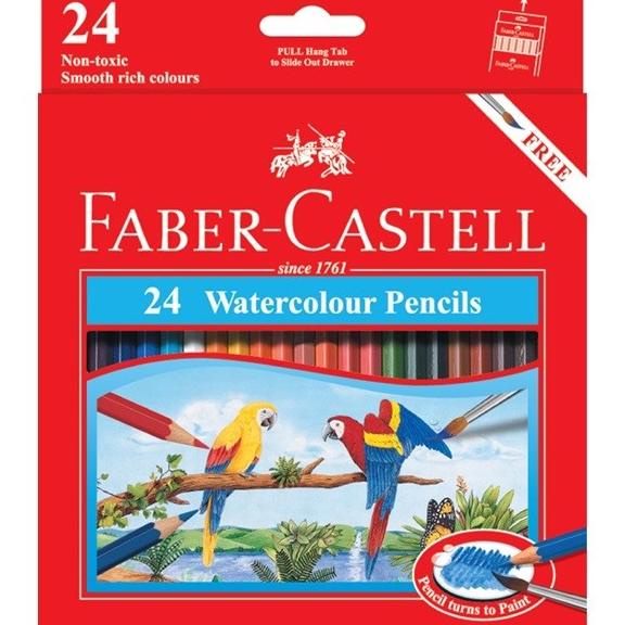 

(BISA COD) Pensil Warna 24 Faber Castell Watercolour MURAH Kode 519