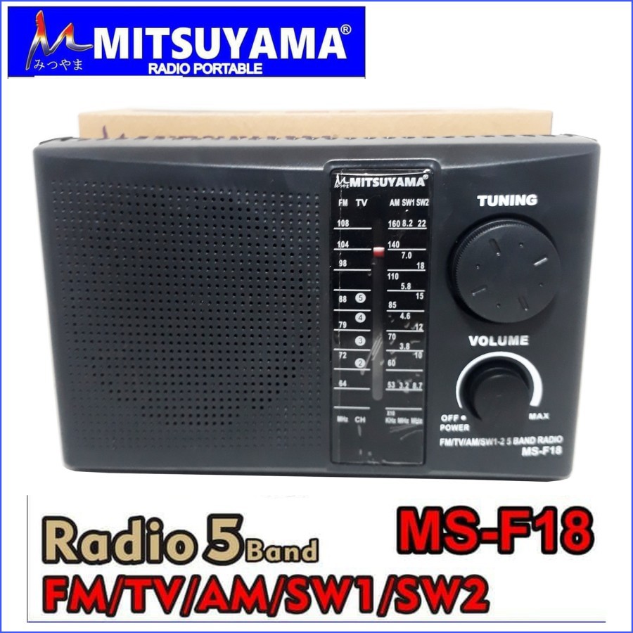 RADIO RODJA MITSUYAMA F-18 AM-FM PORTABLE